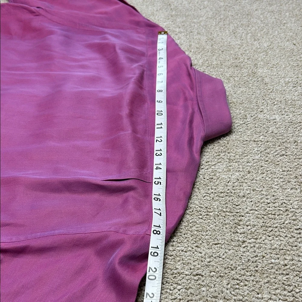 Turnbull & Asser Men's Dress Shirt in Rich Purple - Picture 9 of 10